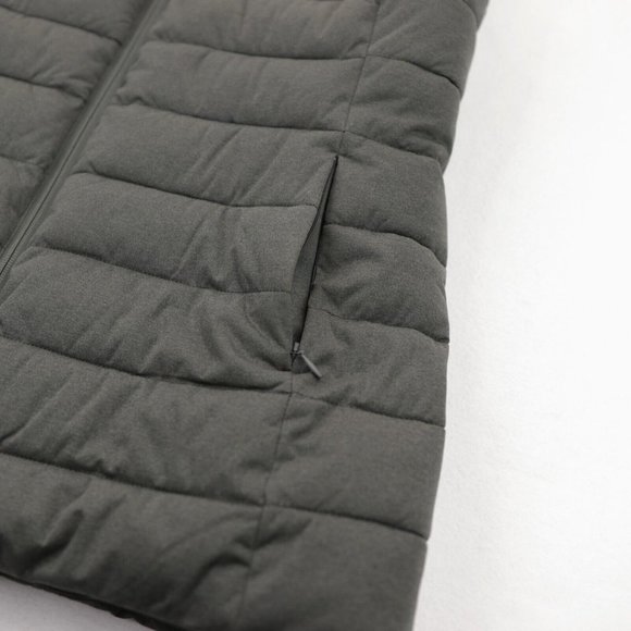 Save the Duck Full Zip Puffer Vest Women's Size 2/US Medium Gray - Picture 3 of 9